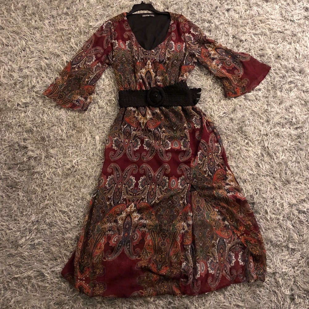 Belted dress